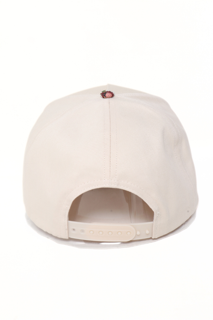 Floral Print Brocade 5 Panels Two Tone Baseball Cap