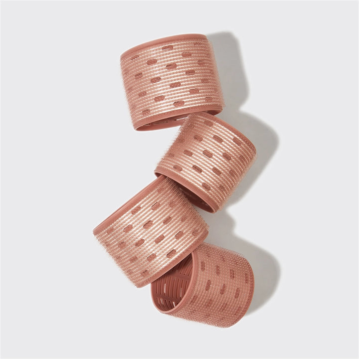 Kitsch Recycled Plastic XL Thermal Rollers – 4pc Set (Terracotta)