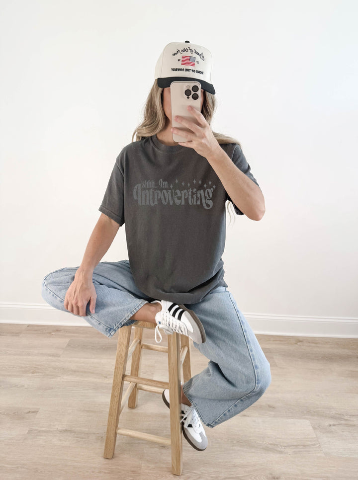 Shhh… I’m Introverting Graphic Tee