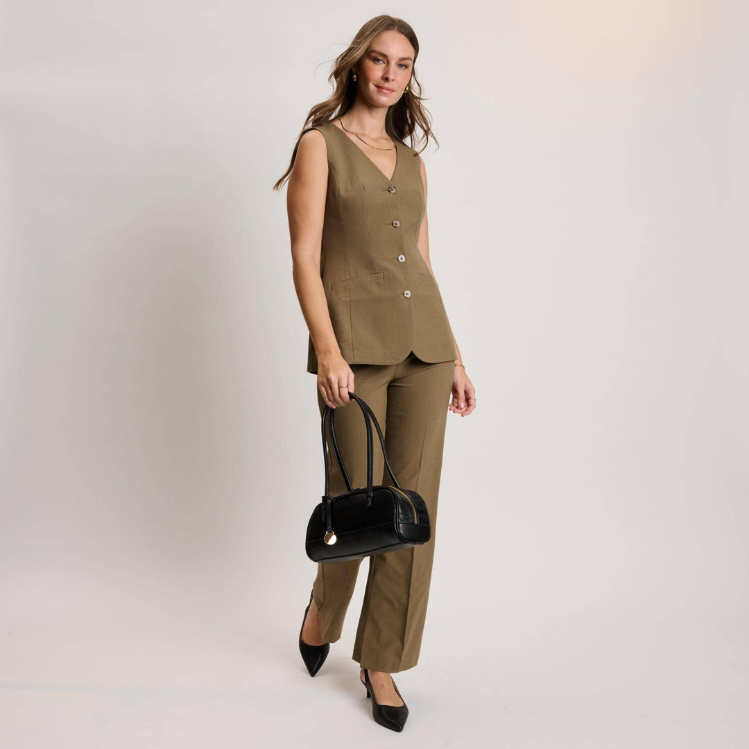 Paloma - Croco Shoulder Bag
