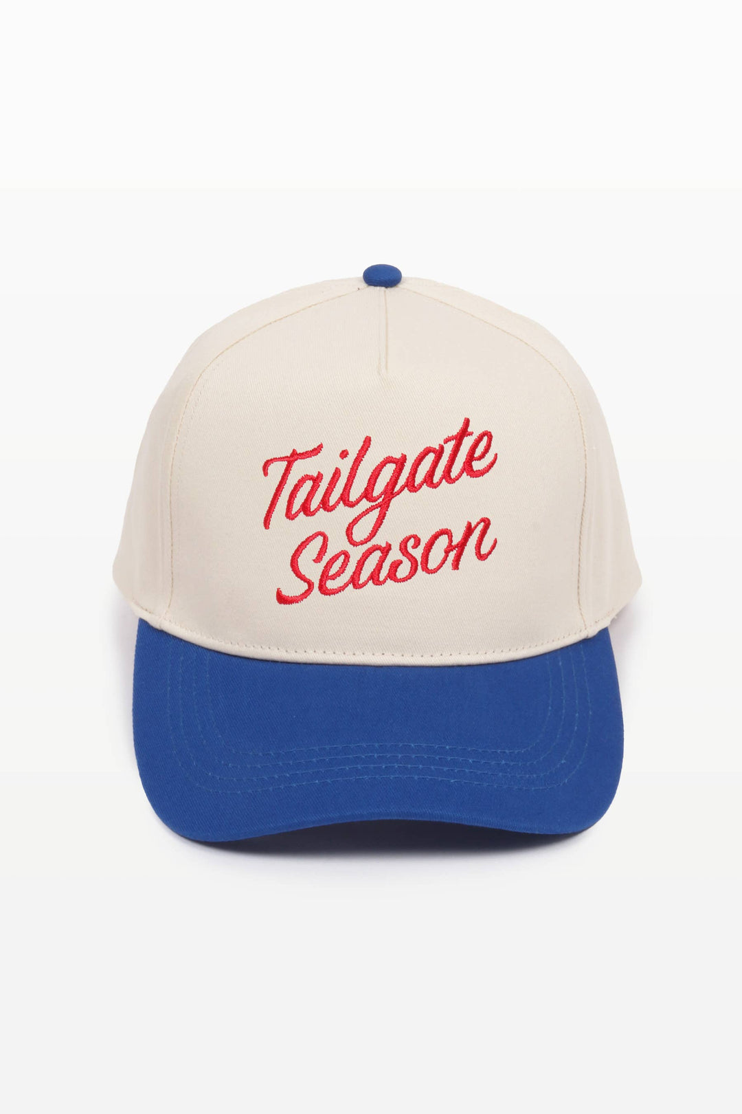 GAME DAY TAILGATE SEASON Two Tone Baseball Caps