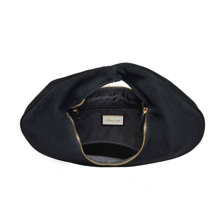 Farrah Genuine Suede Leather Hobo