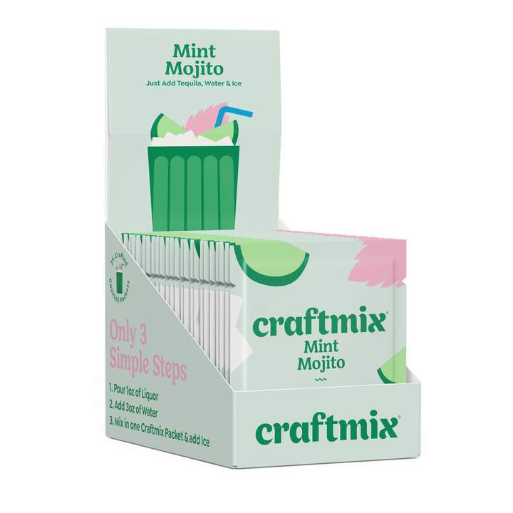 Mint Mojito Cocktail / Mocktail Mixer - 24ct Caddy