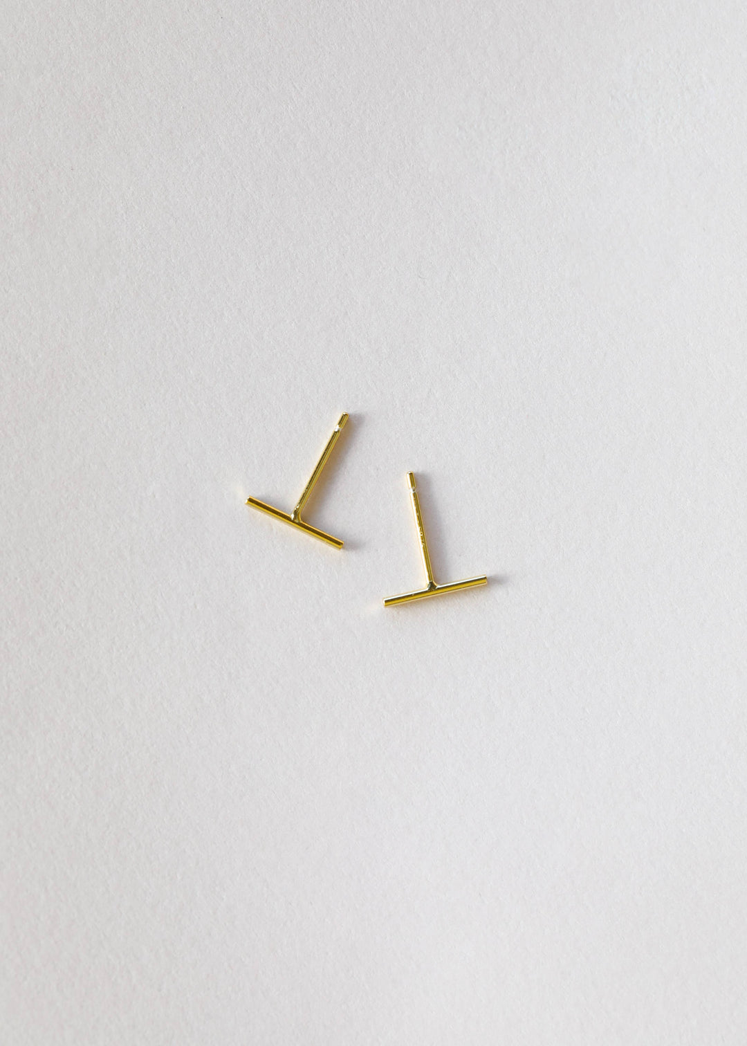Minimalist - Bar - Gold Earrings