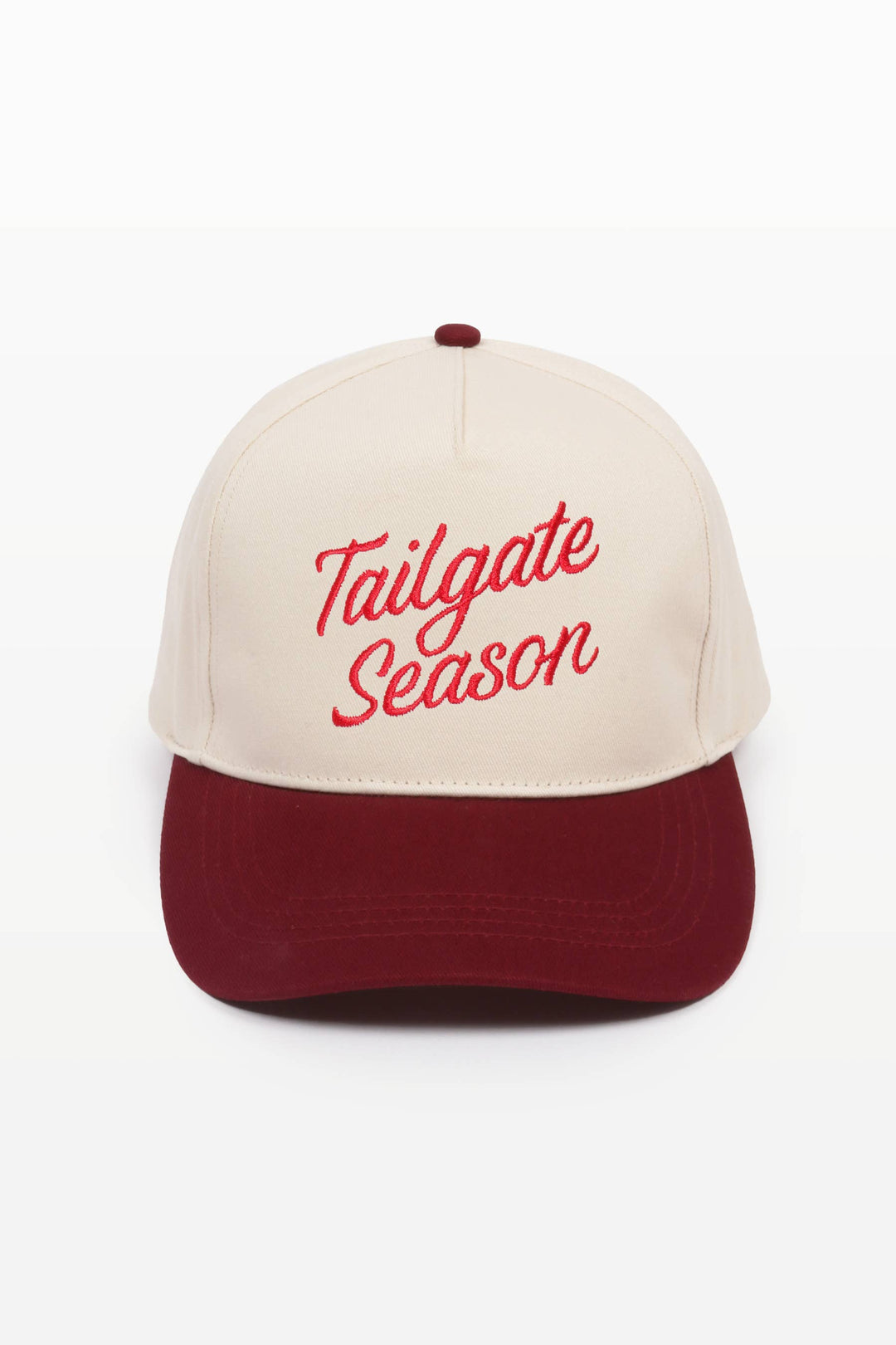 GAME DAY TAILGATE SEASON Two Tone Baseball Caps