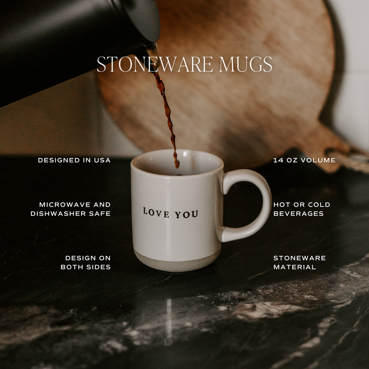 Sweater Weather Stoneware Coffee Mug - Christmas Home Gifts