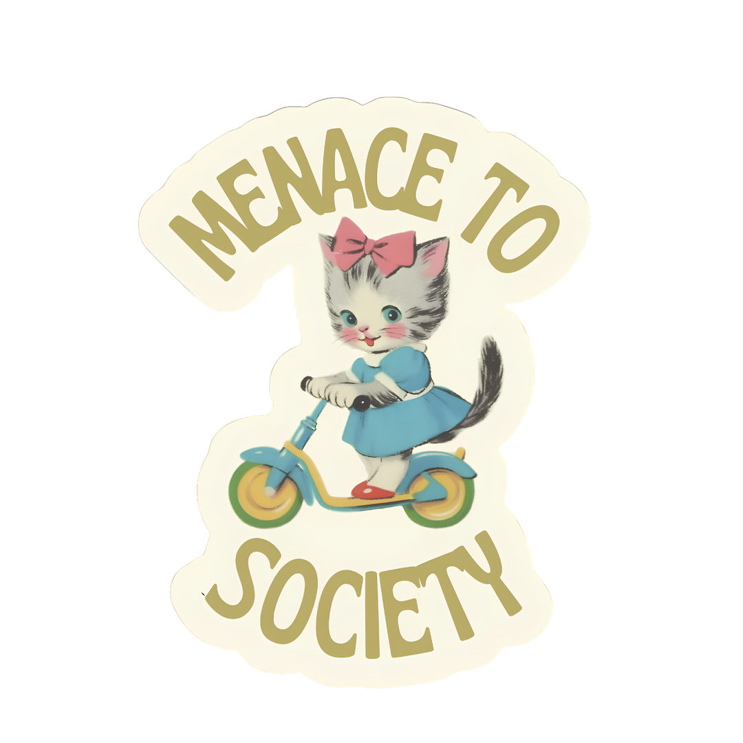 Menace to Society Sticker