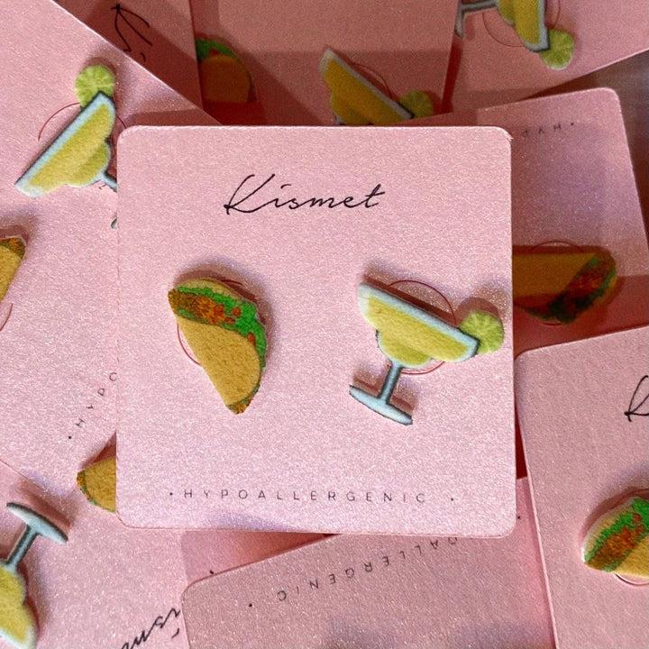 Tacos + Margs Stud Earrings