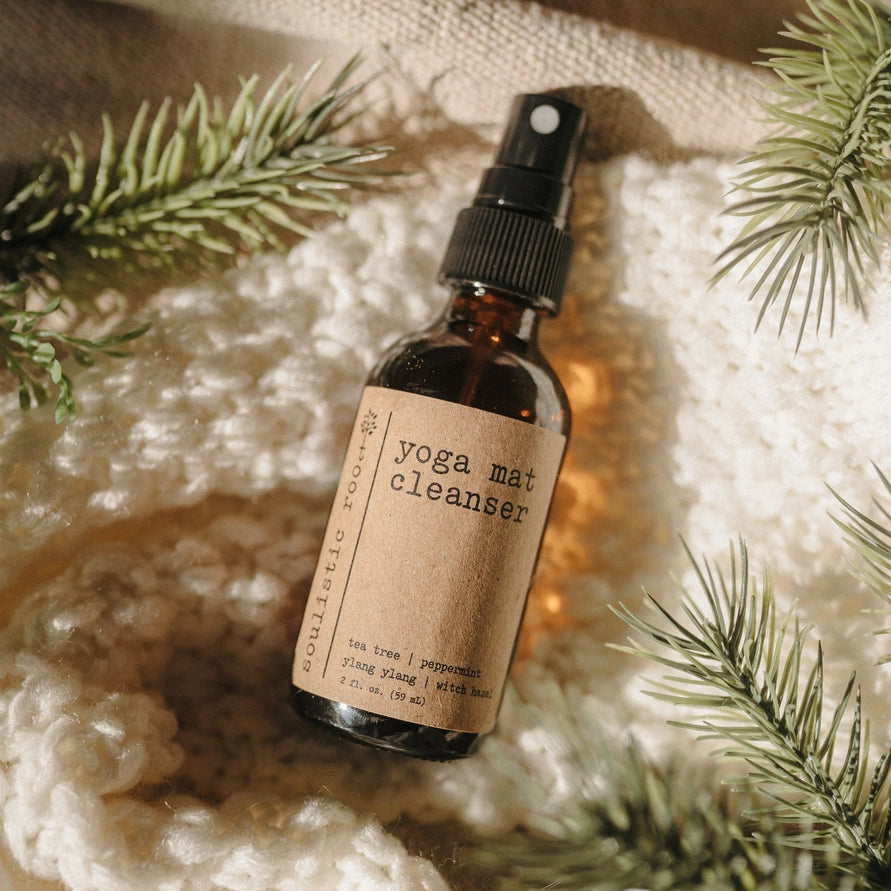 Yoga Mat Cleaner Spray - Rose Quartz Infused
