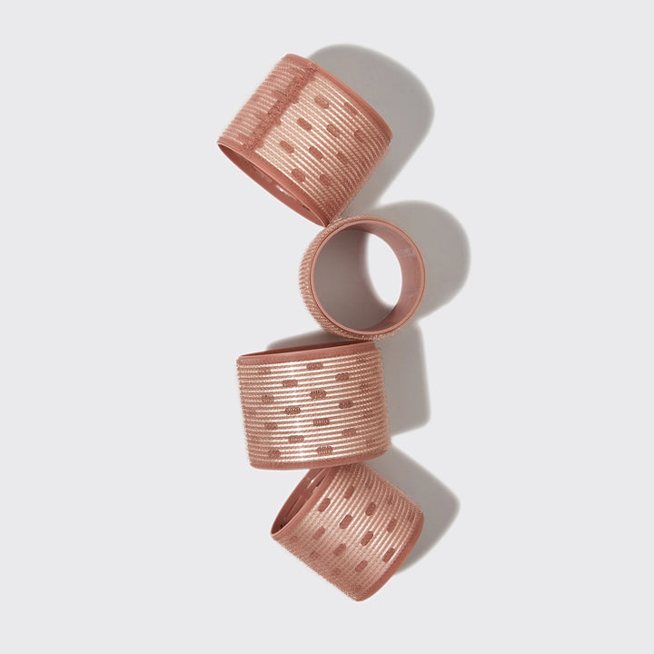 Kitsch Recycled Plastic XL Thermal Rollers – 4pc Set (Terracotta)