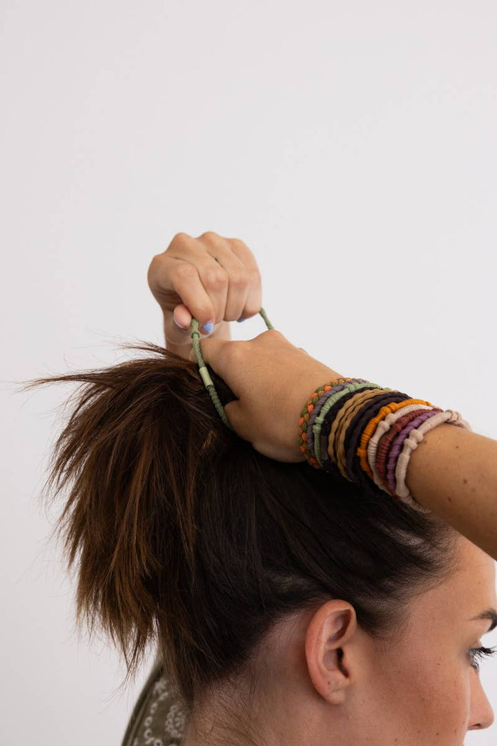 Twists & Braids Stackable Hair Tie Bracelet Set 🪢