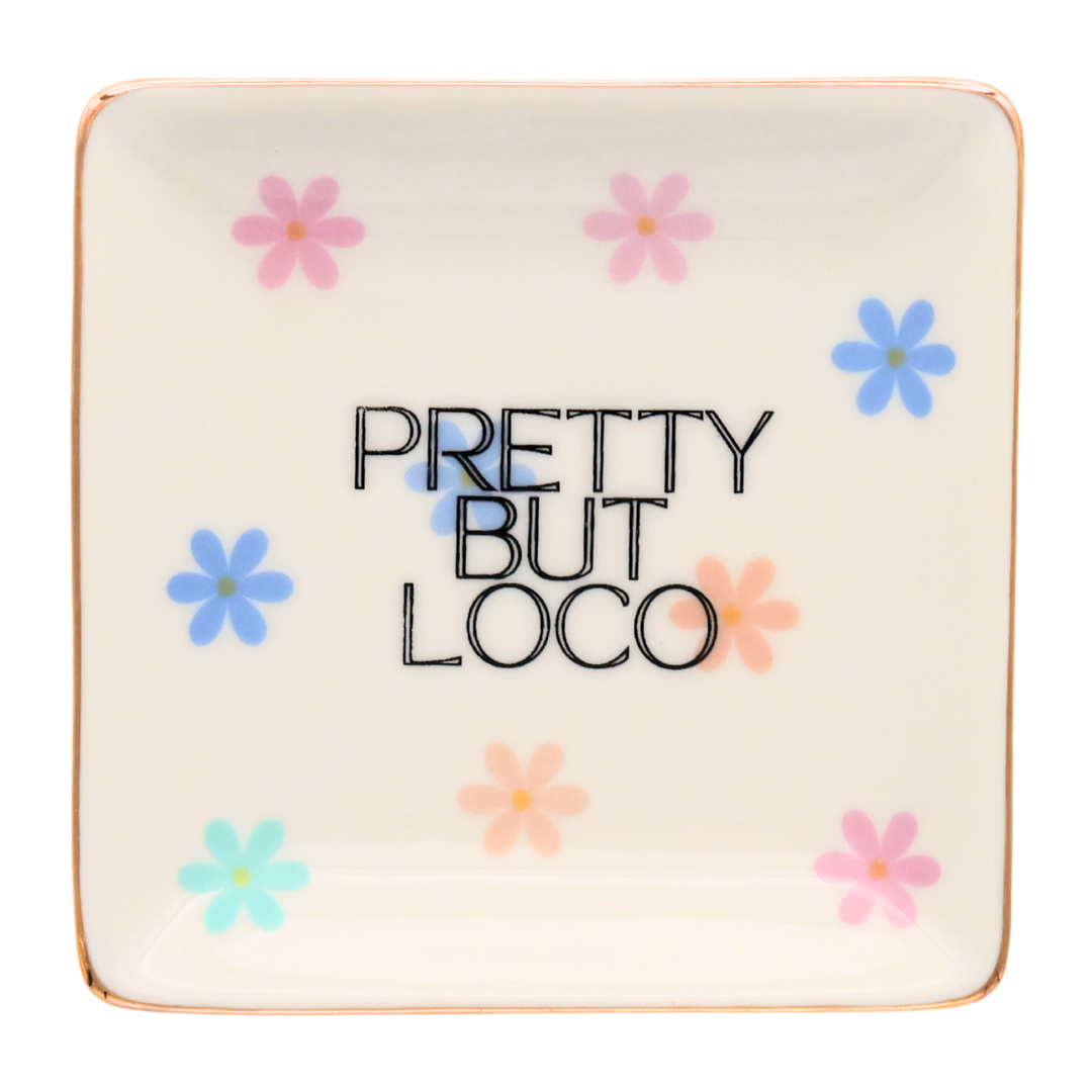 Square Trinket Tray Pretty But Loco