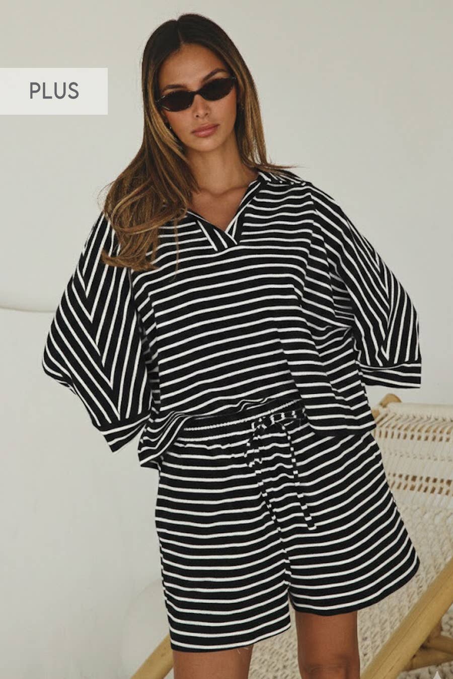 Plus Two-piece Set