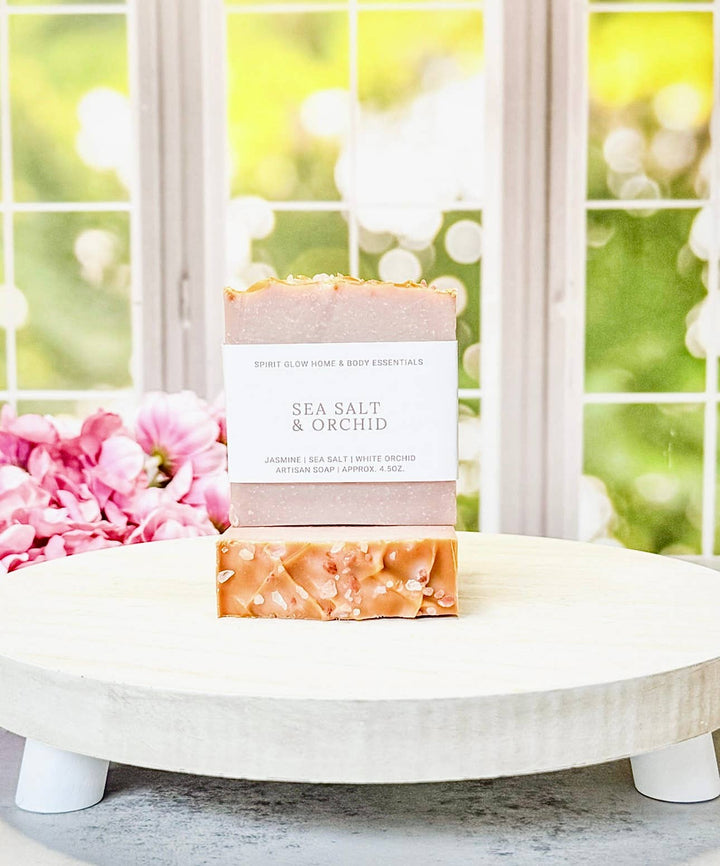 Sea Salt & Orchid- Handcrafted Artisan Soap Bar