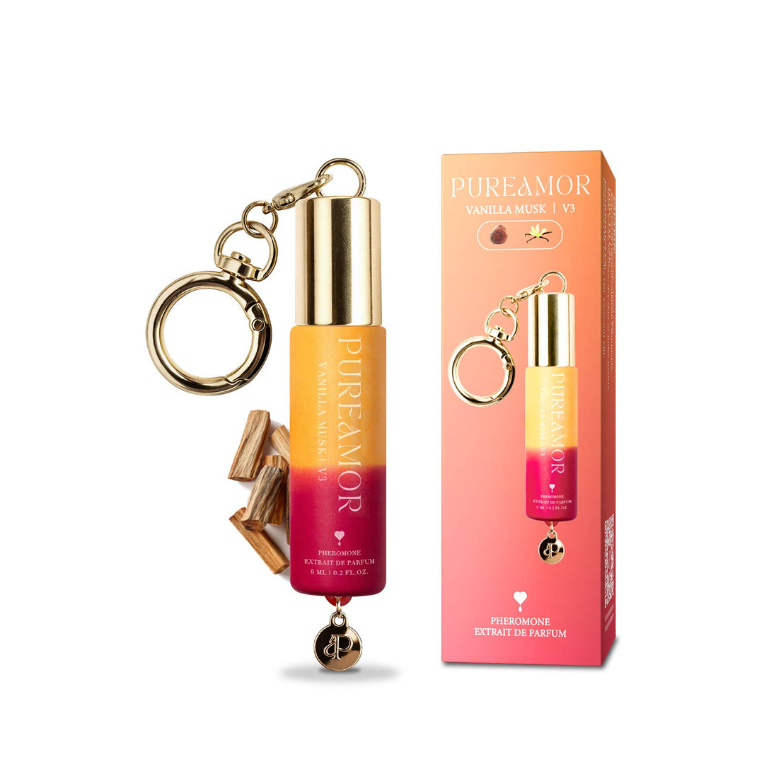 Summer New Product (Shipment on 7/10/26) Vanilla Musk | V3 Pheromone Perfume | 06 ML Keychain Roll on Perfume