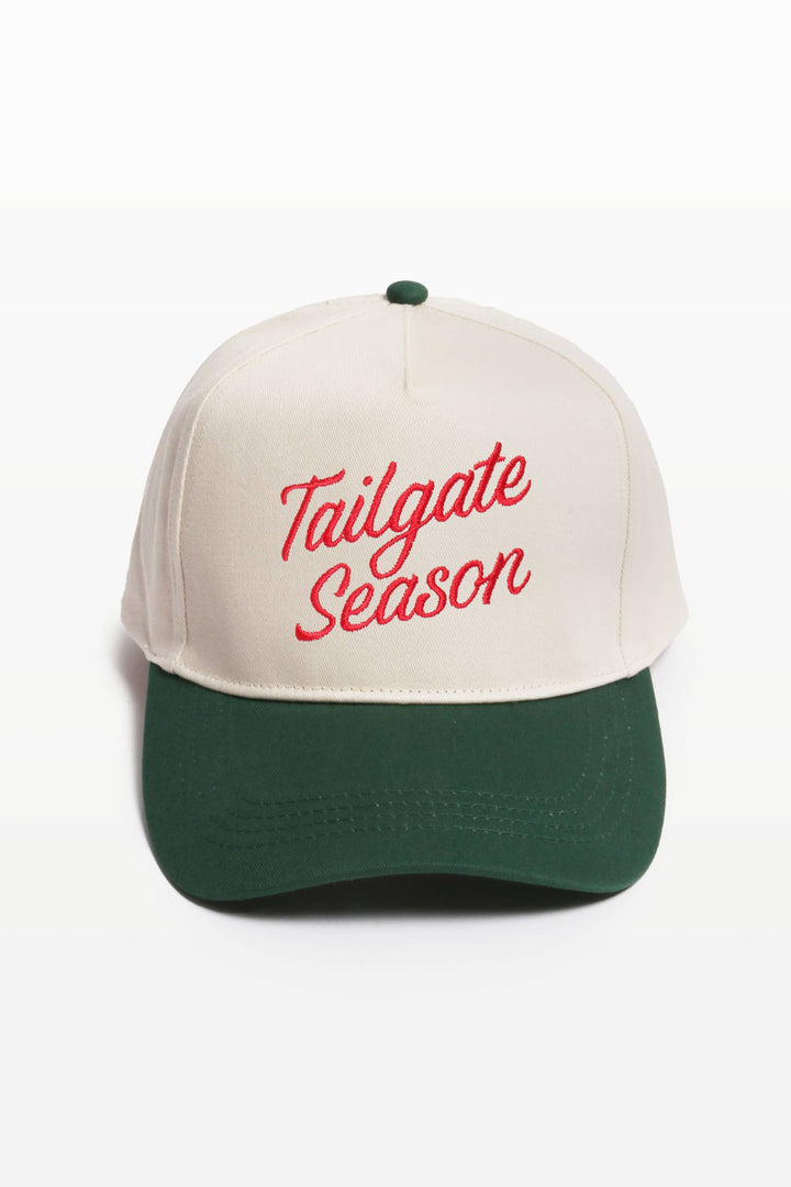 GAME DAY TAILGATE SEASON Two Tone Baseball Caps