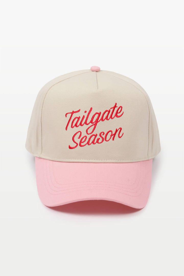 GAME DAY TAILGATE SEASON Two Tone Baseball Caps