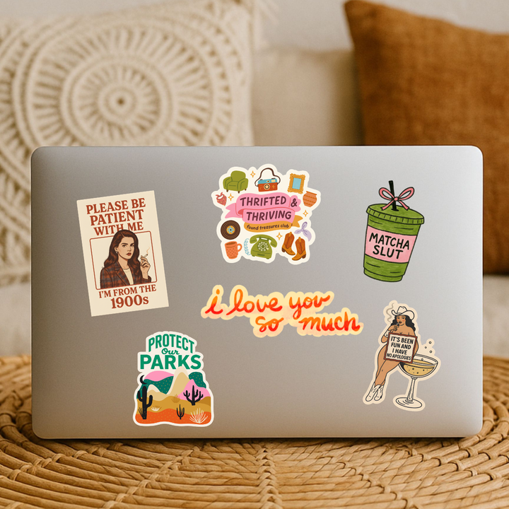 Please Be Patient With Me, I'm From the 1900s Sticker
