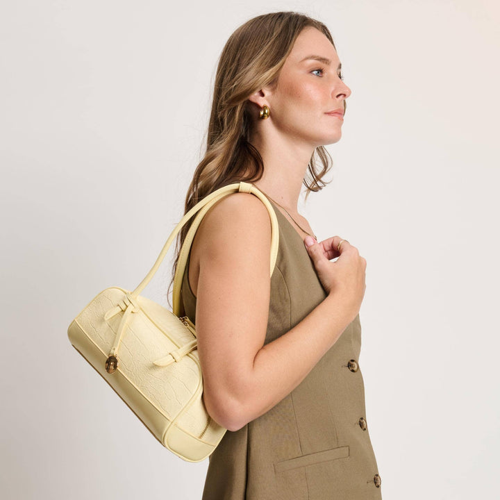 Paloma - Croco Shoulder Bag