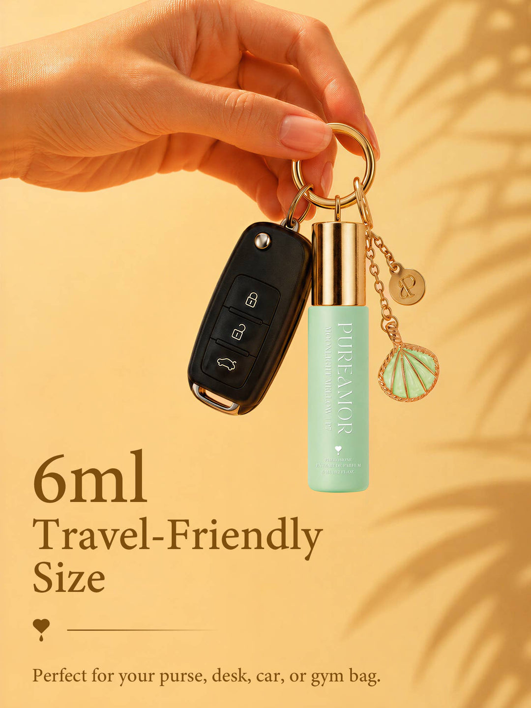 Summer New Product (Shipment on 7/10/26) Moonlight Mellow | P7 Pheromone Perfume | 06 ML Keychain Roll on Perfume