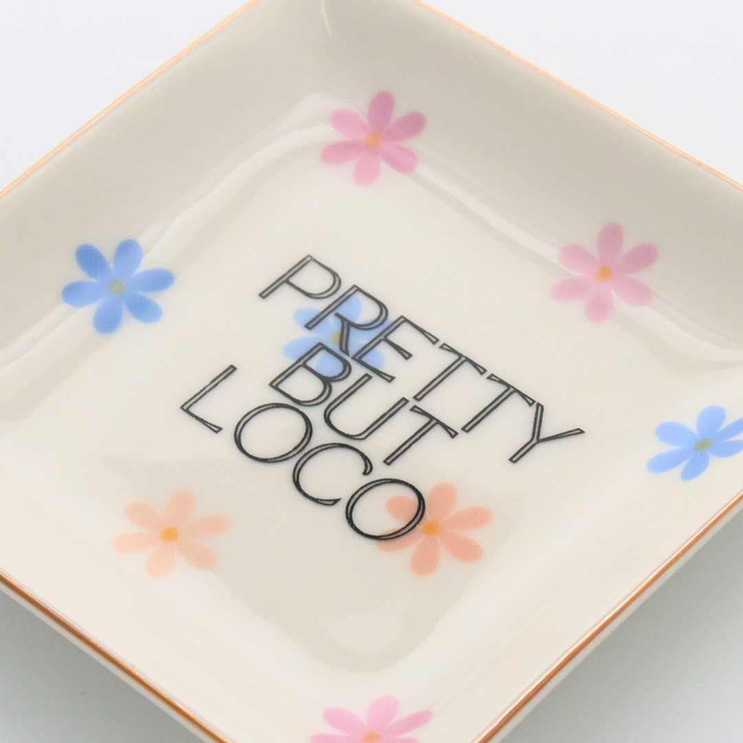 Square Trinket Tray Pretty But Loco