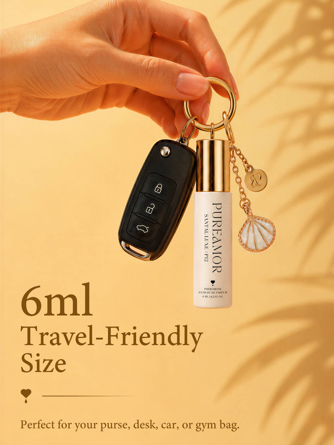 Summer New Product (Shipment on 7/10/26) Santal Luxe | P12 Pheromone Perfume | 06 ML Keychain Roll on Perfume