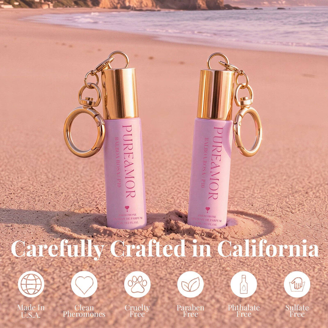 Balboa Rosa | P10 Pheromone Perfume | 06 ML Keychain Roll on Perfume