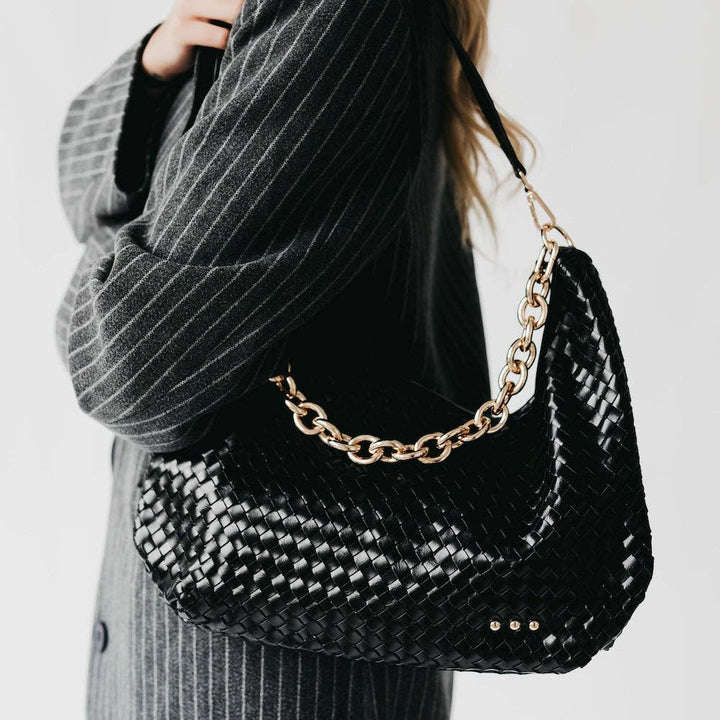 Sienna Slouchy Woven Shoulder Bag - NEW COLORS!