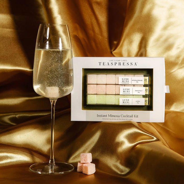 Instant Mimosa Cocktail Mixer Kit | Teaspressa Luxe Sugar Cubes