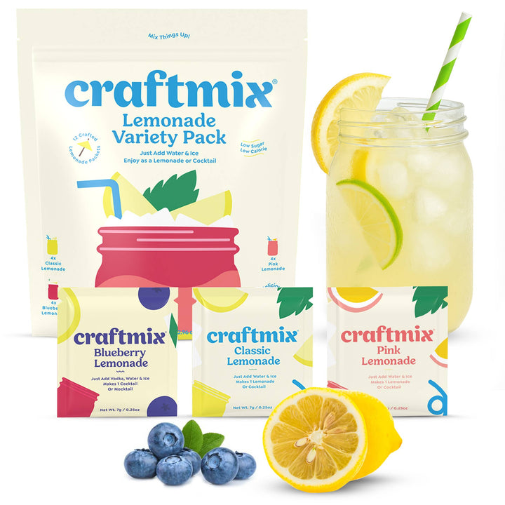 Lemonade Variety Pack Cocktail Mixers -12 Serving Multipack