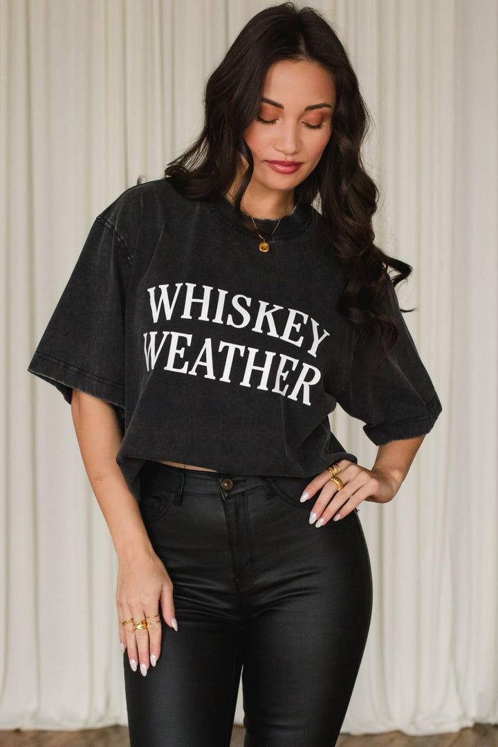 Black Whiskey Weather Tee