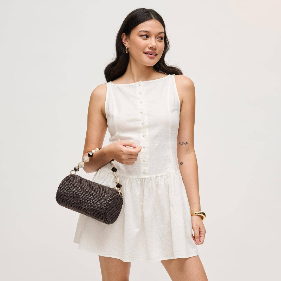 Rachel - Straw Clutch