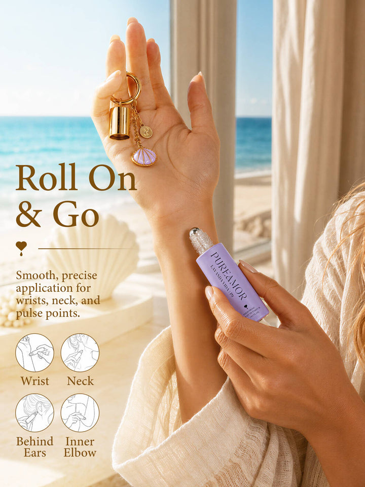 Summer New Product (Shipment on 7/10/26) Lavanda Vida | P9 Pheromone Perfume | 06 ML Keychain Roll on Perfume