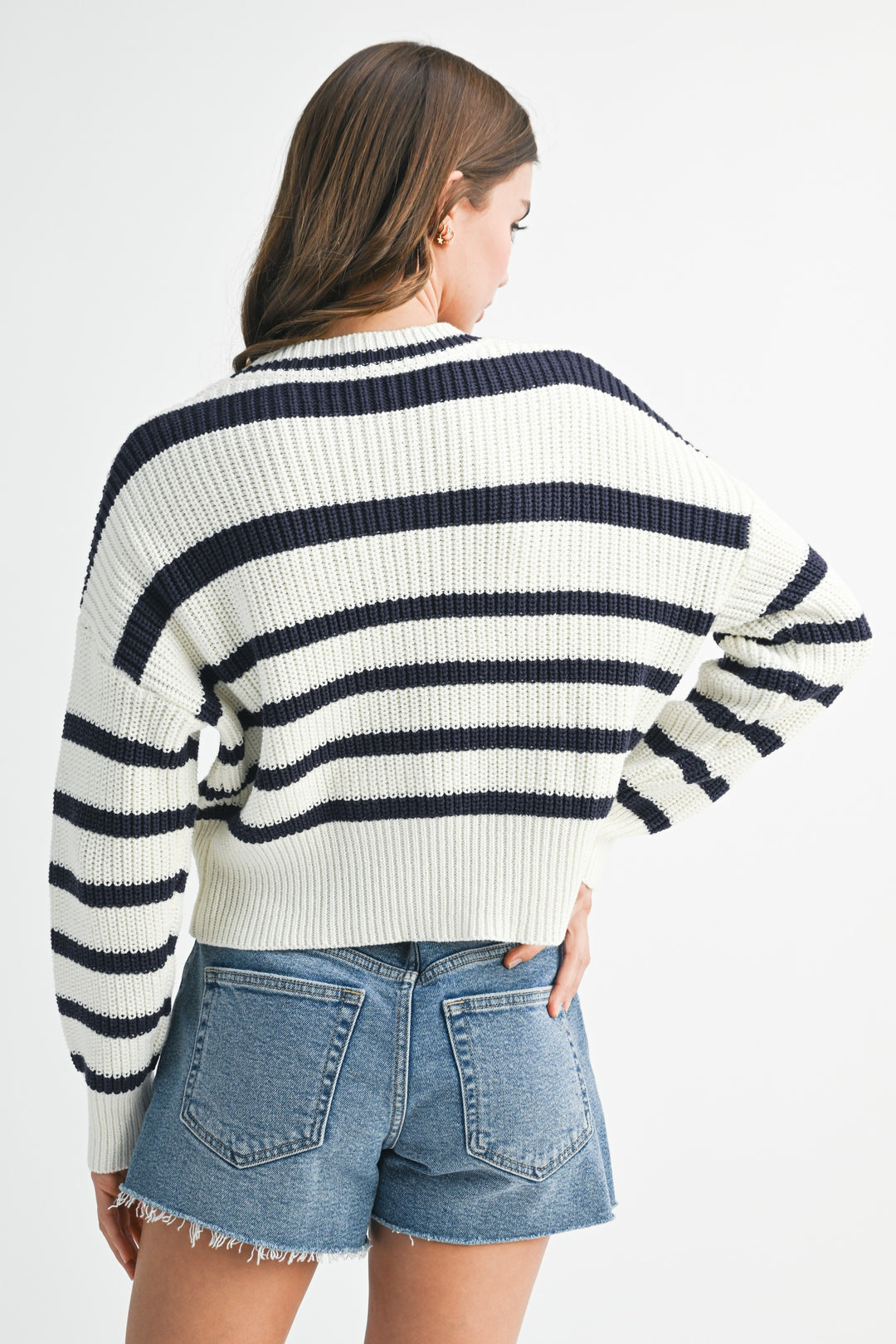 Bona Striped Cardigan