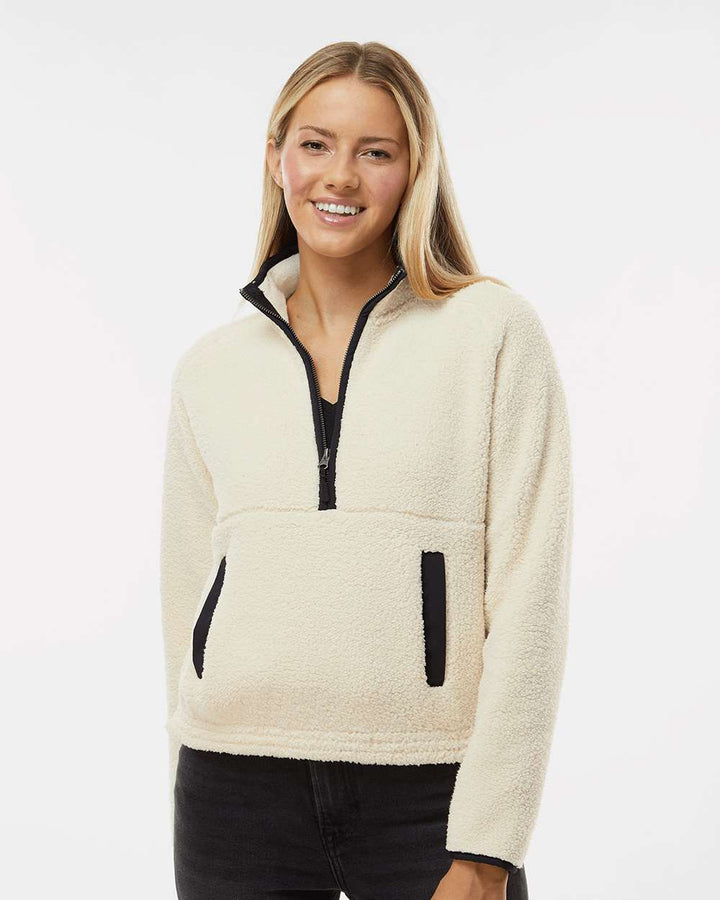 Boxercraft Women’s Everest Half-Zip Pullover | Cozy Sherpa Fleece