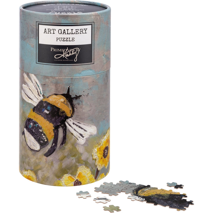 Bumblebee Art Gallery Puzzle | 1000-Piece Cylinder Puzzle
