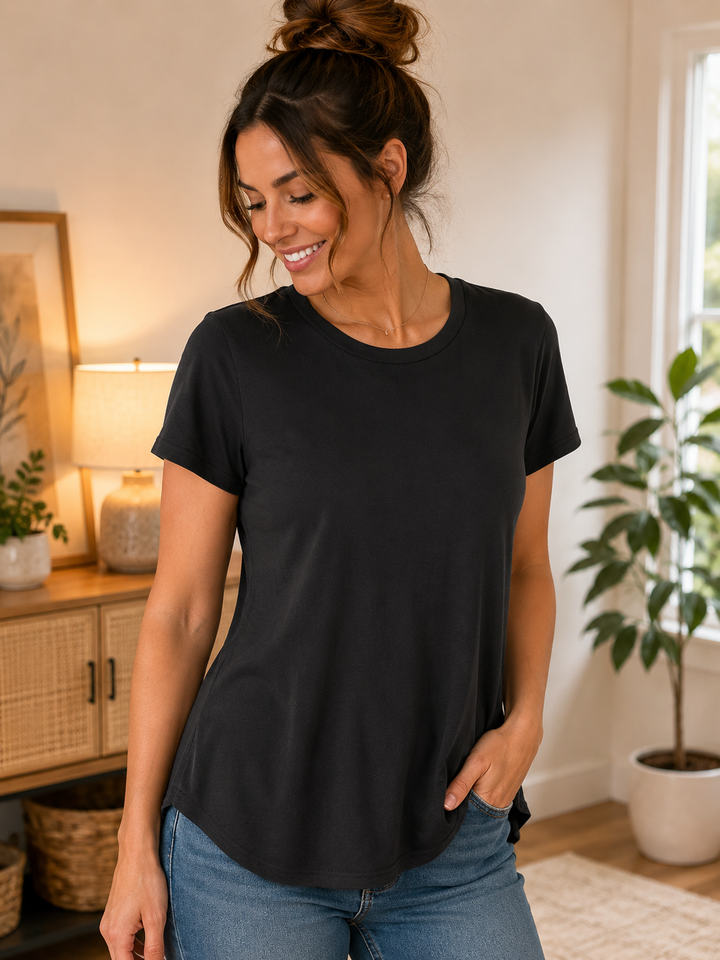 Women's Bamboo Scoop Neck T-Shirt