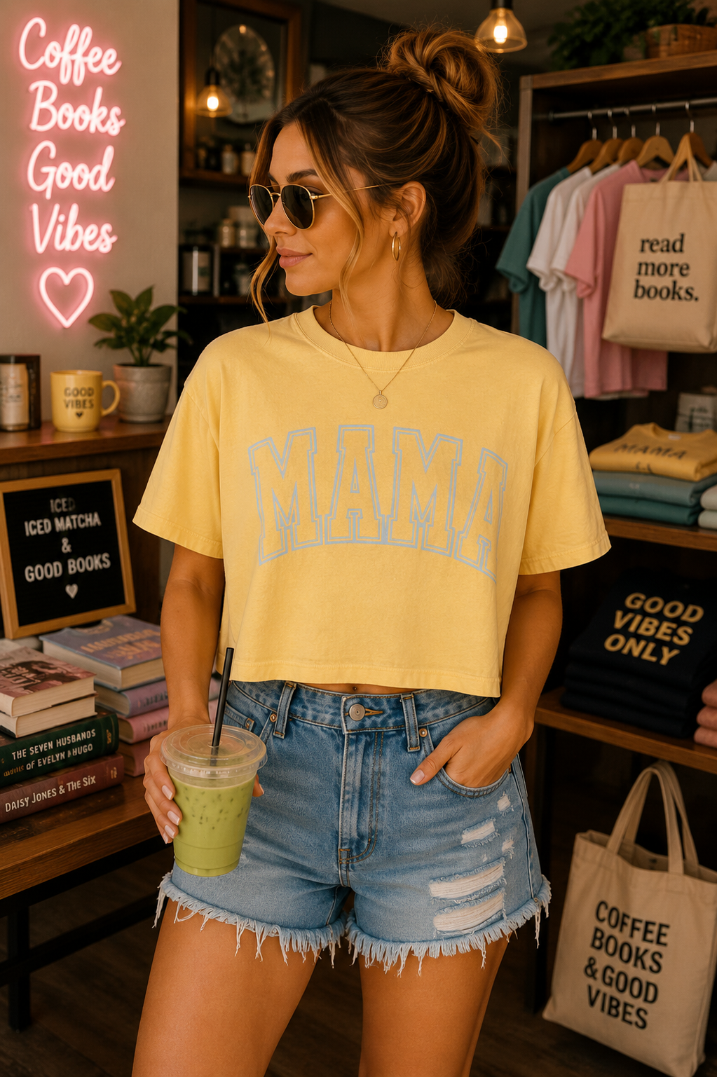 MAMA Varsity Boxy Tee