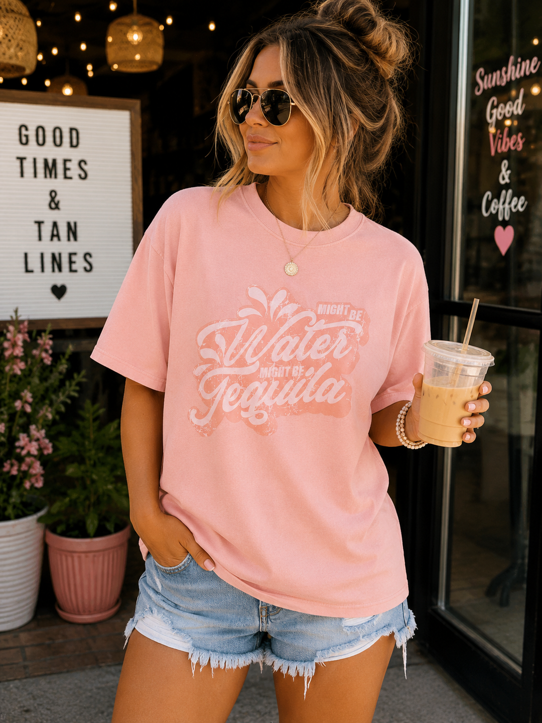Might Be Water, Might Be Tequila Graphic Tee