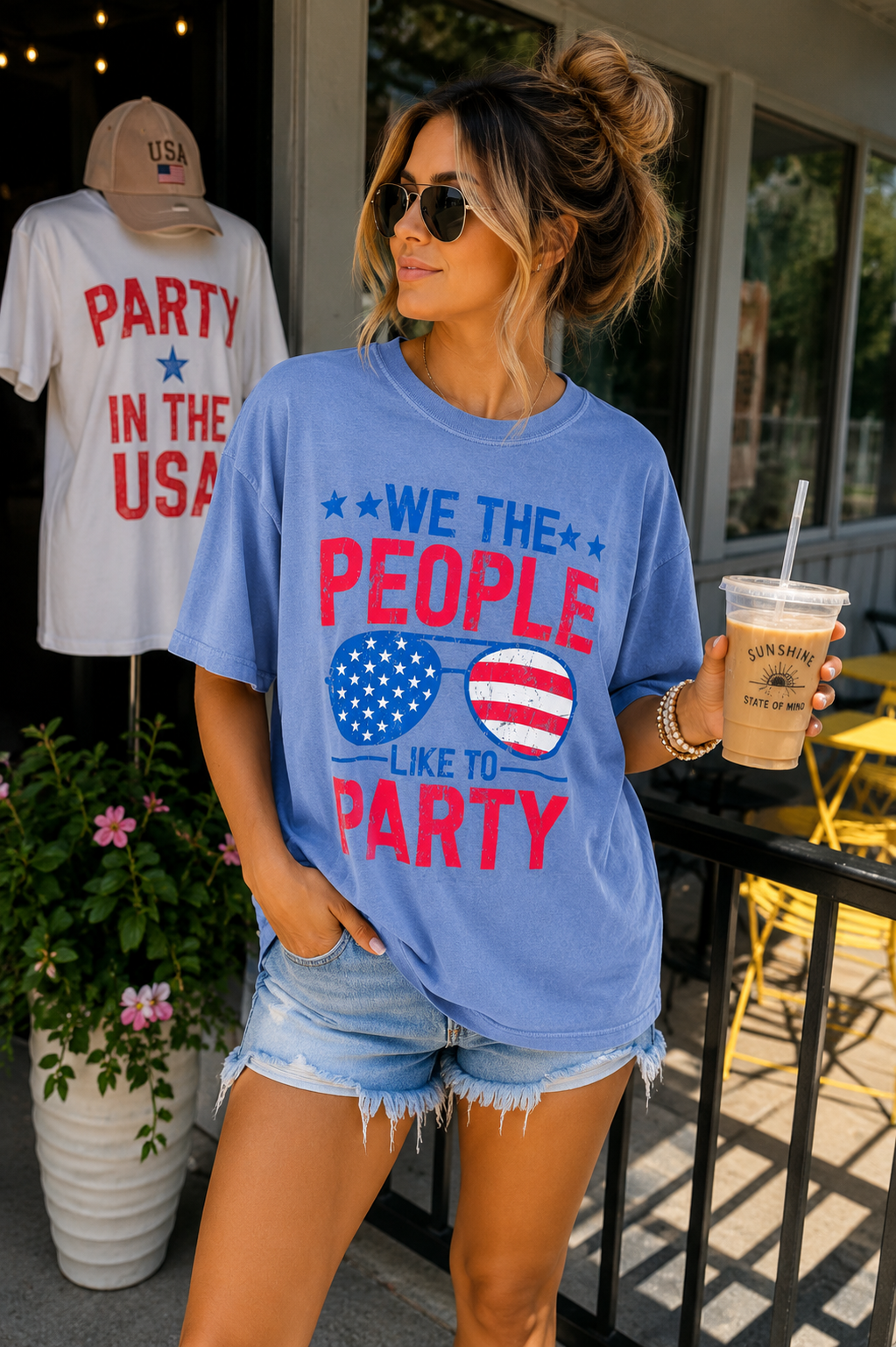 We The People Like to Party Graphic Tee
