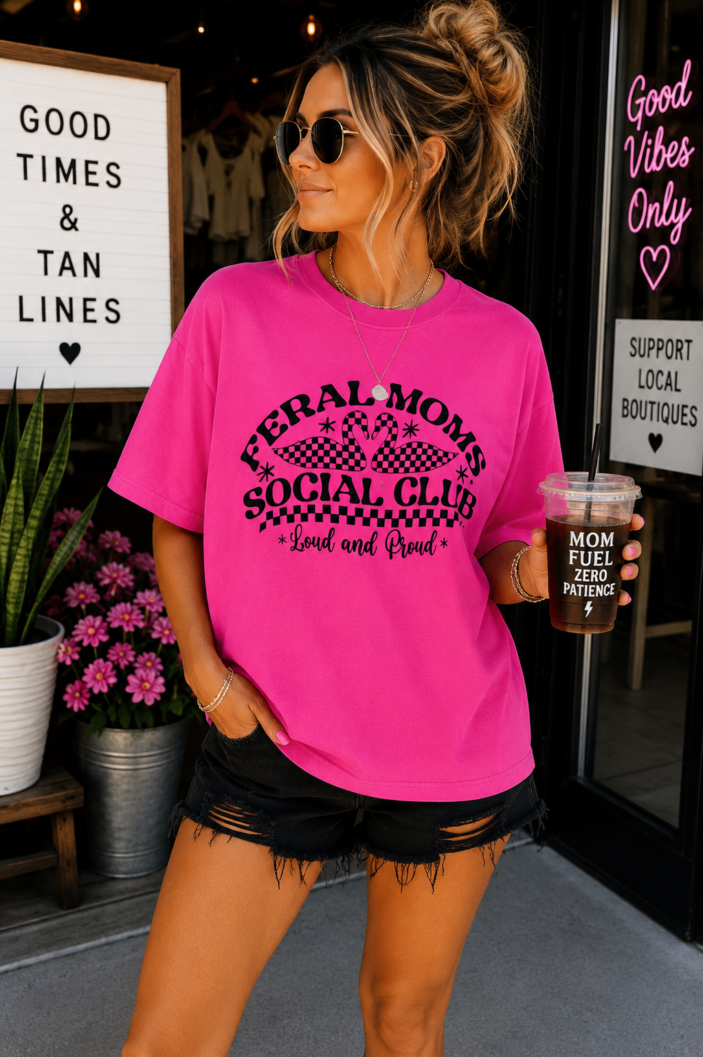 Feral Moms Social Club Graphic Tee