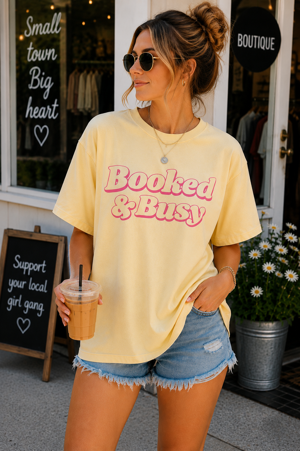 Booked & Busy Graphic Tee