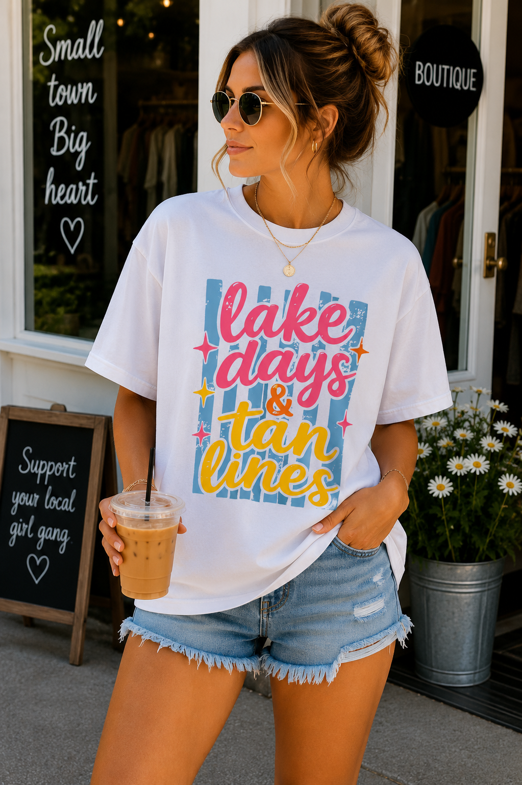 Lake Days & Tan Lines Graphic Tee