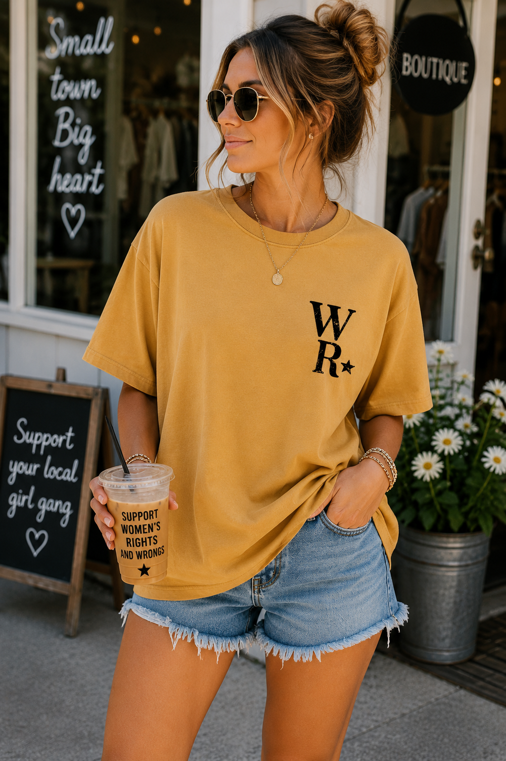 Support Women's Rights & Wrongs Graphic Tee