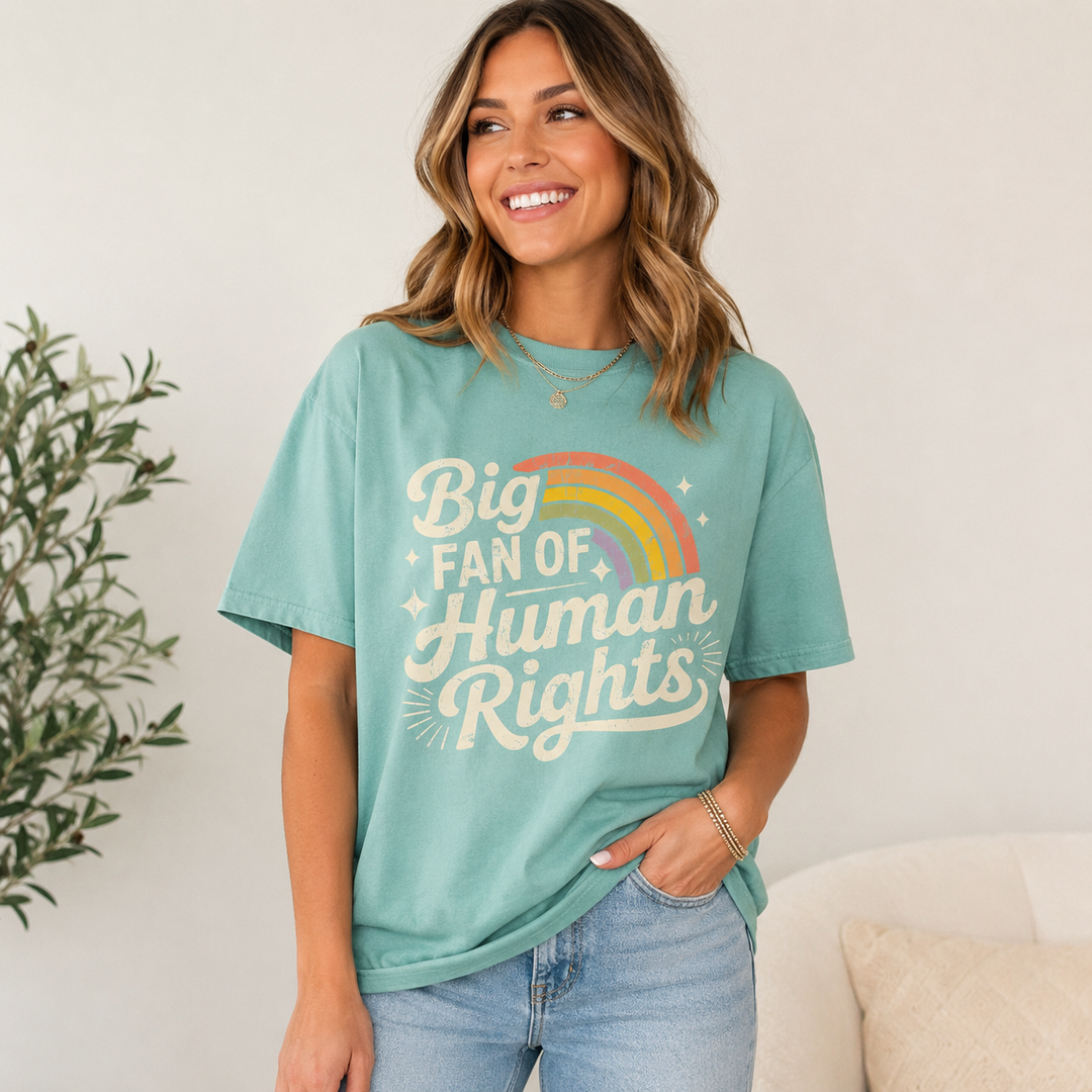 Big Fan of Human Rights Graphic Tee