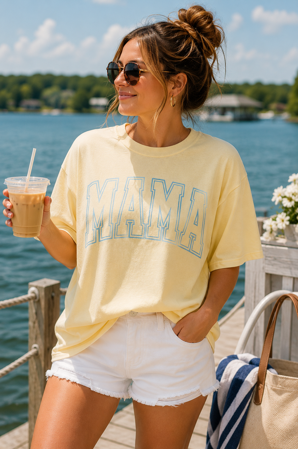 MAMA Varsity Graphic Tee