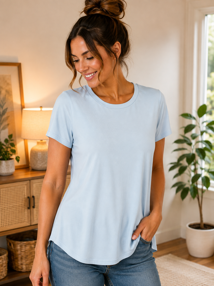 Women's Bamboo Scoop Neck T-Shirt
