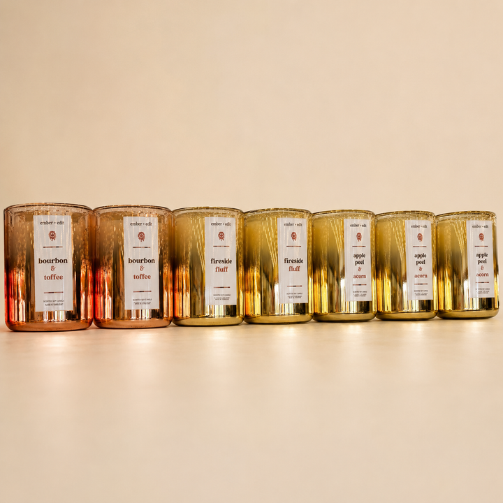 Allure Gold Ombré Candle | 12 oz