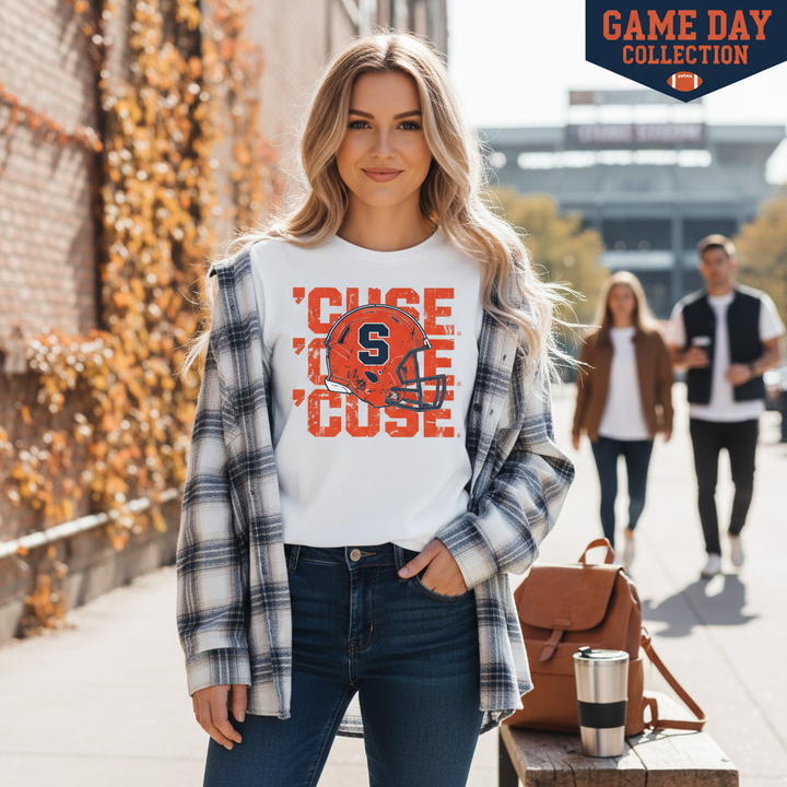 ’CUSE Helmet Repeat Tee