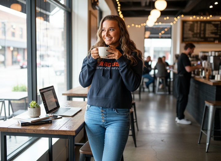 Syracuse Sweetheart Cropped Hoodie